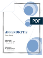 Appendicitis Case Study