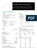 Gorilla Glass Victus PI Sheet