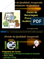 DQA - Curso de Reciclagem Auditor Interno ISO 9001:00 e SA8000