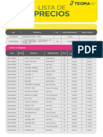 Lista de Precios Peru 16.05.2022