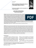 Análise de Viabilidade Econômico-Financeira de Um