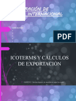 Incoterms y Cálculo de Exportación