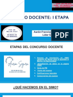 Capacitación I Concurso Docente