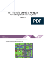 Mi Mundo en Otra Lengua: Actividad Integradora 4. Come To My House