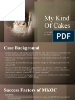 My Kind of Cakes: Case Study Analysis