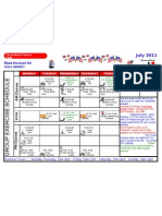 July 2011 GF Schedule