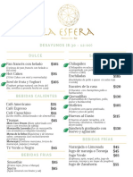 Menu Bosque Geometrico