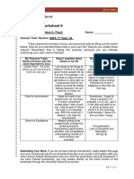 Learner Worksheet 6: Application