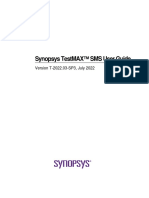 Synopsys Testmax™ Sms User Guide: Version T-2022.03-Sp3, July 2022