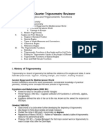 TRIGONOMETRY - 1st Quarter Reviewer