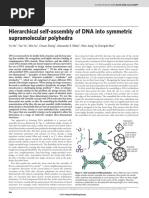 He, Y. Et Al. Hierarchical Self-Assembly of DNA Into Symmetric Supramolecular Polyhedra. Nature