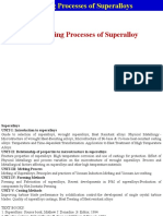 Unit-IV Welding Processes of Superalloys