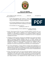 Acta de Renovacion de Junta Vecinal