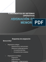 Asignación de Memoria