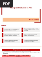 Manejo de Productos en Frío