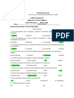 Evaluacion Diagnostica Temas Selectos de Quimica 2