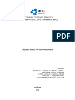 Relatório 2 - Topografia e Geodésia