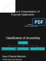 Analysis and Interpretation of Financial Statements