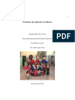 Investigación Sobre Los Problemas de Adopción en México