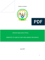 National Agriculture Policy: Republic of Rwanda