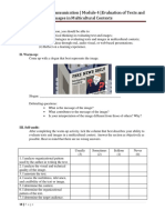 GE5-Purposive Communication - Module 4 - Evaluation of Texts and Images in Multicultural Contexts