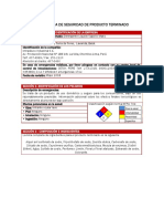 MSDS Detergente Sapolio Liquido