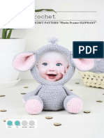 Tanaticrochet: Crochet Pattern "Photo Frame Elephant"