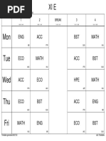 ENG ACC Math BST: 1 2 Break 3 4