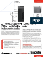 Think Centre M70 Datasheet