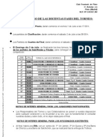 Orden de Los Partidos Del Domingo 03 07 2011