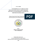 Evaluasi Geometri Jalan Tambang Untuk Menunjang Pencapaian Target Produksi Di PT Nusa Alam Lestari Kota Sawahlunto Provinsi Sumatera Barat