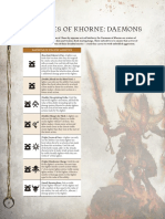 Daemons of Khorne Abilities