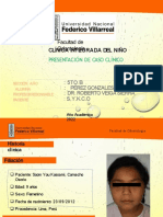 Caso Clinico Del Niño Perez Gonzales