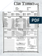 V20 4-Page Neonate Tzimisce OldClanv2 Interactive