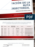 Activación de La Ruta Intersectorial