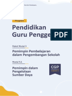 Modul 3.2. Angkatan 5 Reguler. Pemimpin Dalam Pengelolaan Sumber Daya - Final