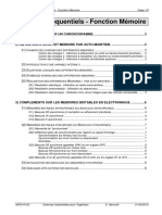 Cours 10 - Systèmes Séquentiels - Fonction Mémoire