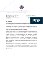 Problema de Transporte e Afectacao Aula 5 - 2020