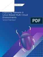 Exposing Malware in Linux-Based Multi-Cloud Environments: Technical Threat Report