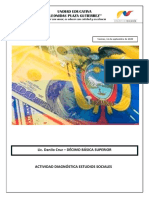 10° Prueba de Diagnostico de Estudios Sociales