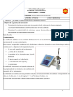 Conductividad Eléctrica en Muestra Acuosas