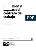 Módulo 3 Definición y Sujetos Del Contrato de Trabajo