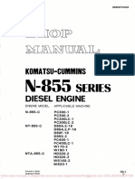 Manual Serviço Do Motor Cummins N855 Komatsu