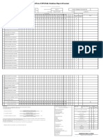 School Form 2 (SF2) Daily Attendance Report of Learners