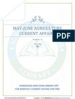 May-June Agriculture Current Affairs: Download Agri Exam Library App For Monthly Current Affairs For Free