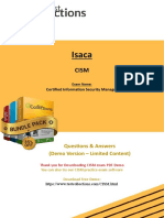 Isaca: Questions & Answers (Demo Version - Limited Content)