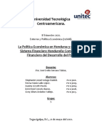 Politica Economica en Honduras