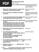 Guam Drivers Written Exam Study Guide