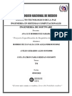 Error 404 Proyecto Especificación de Requisitos de Software