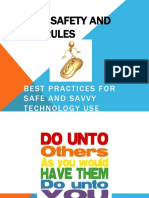 Internet Safety and Golden Rules: Best Practices For Safe and Savvy Technology Use